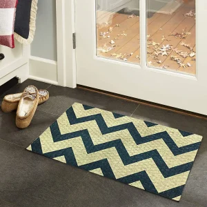 Zig Zag Outdoor Coir Doormat 18" x 30"